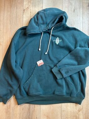 NWT FP Movement Final Call Logo Hoodie Evergreen